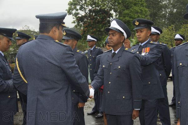 The Commissioning and Passing Out Parade at SLAF Diyatalawa
